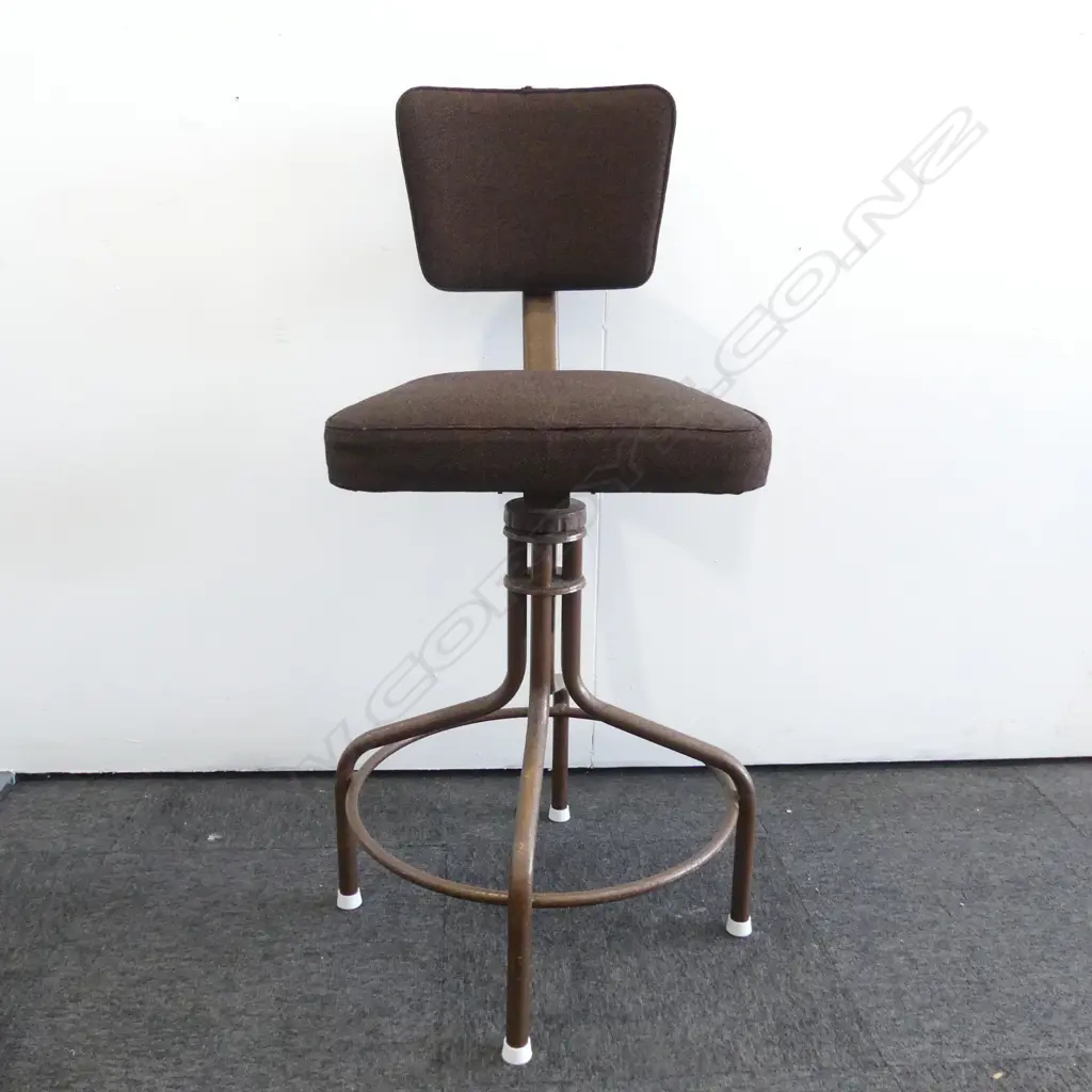 CHARLES JUDD NZ MADE INDUSTRIAL OFFICE CHAIR H.1100mm Image 1++