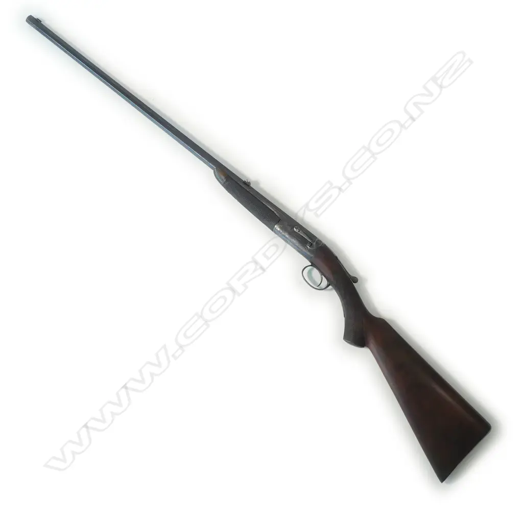 A Holland & Holland Patent hammerless rook rifle, cal 297-260, with extra 410 barrel, in leather case, Image 1++