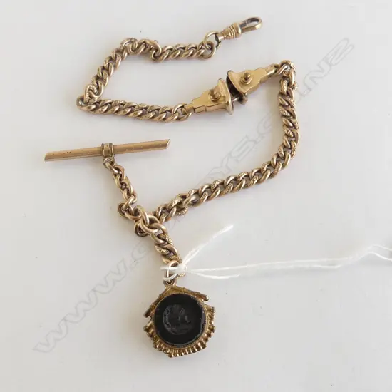 GOLD PLATED FOB CHAIN L.350mm