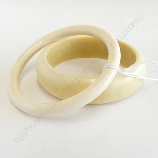 2 IVORY BANGLES