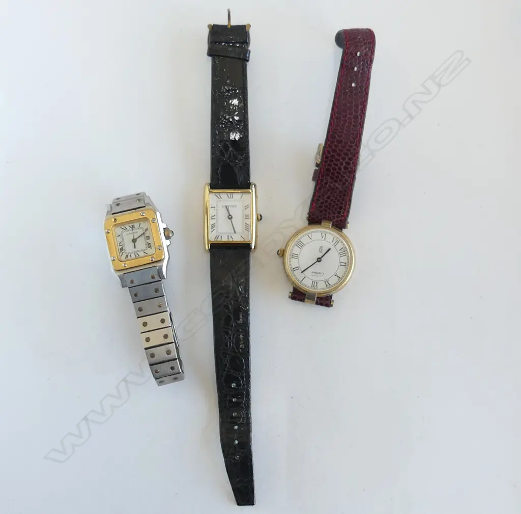 3 LADIES WRISTWATCHES Image 1++