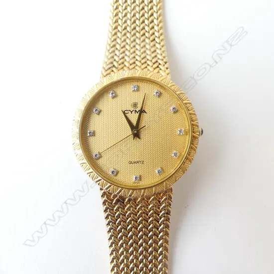 GENTS 1980s/1990s CYMA WRIST WATCH - working