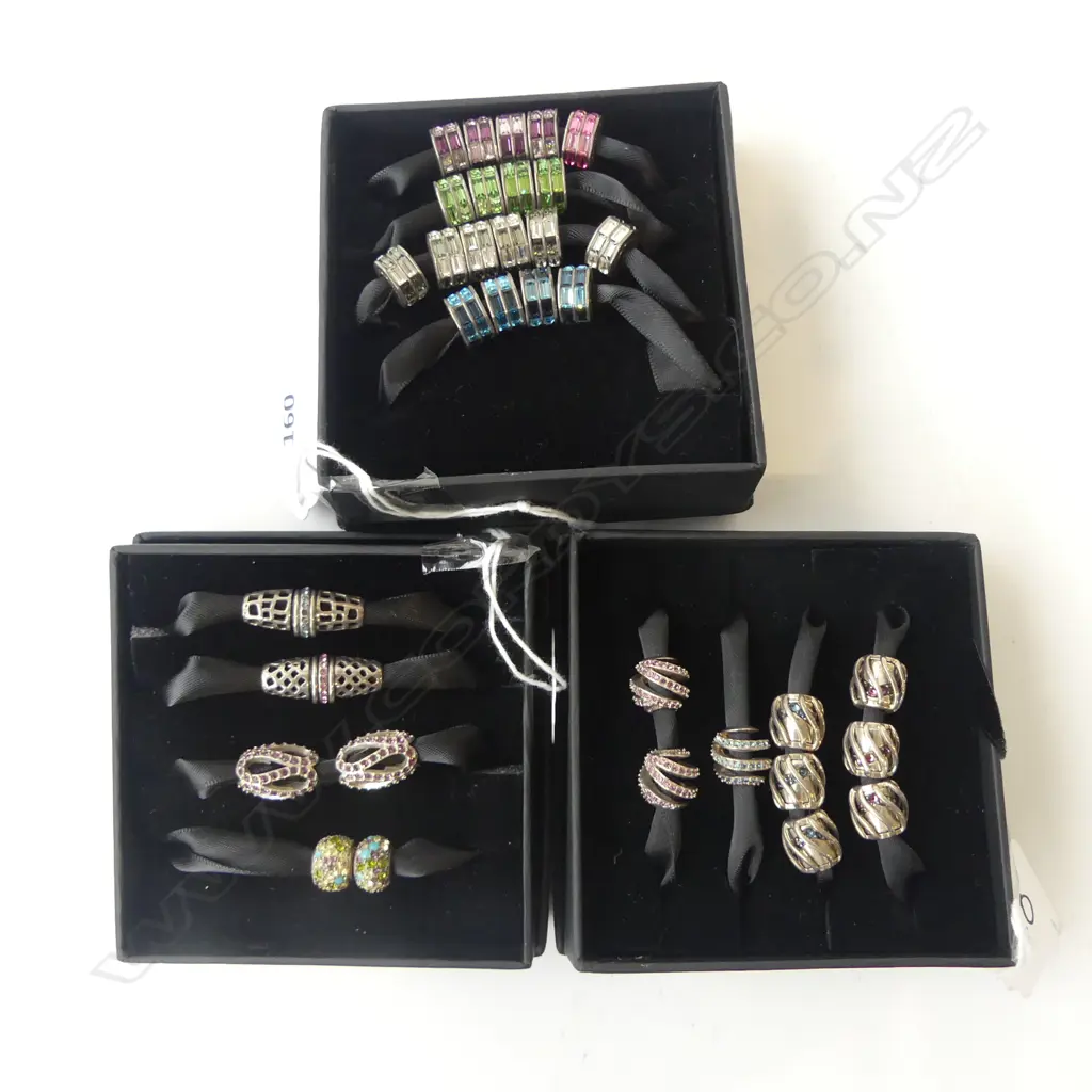3 BOXES SILVER 'EVOLVE' BRAND CHARMS new old stock Image 1++
