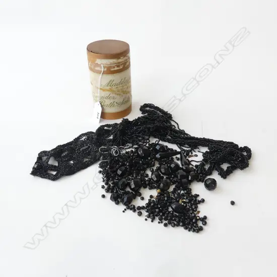 ASST. BLACK JET BEADS