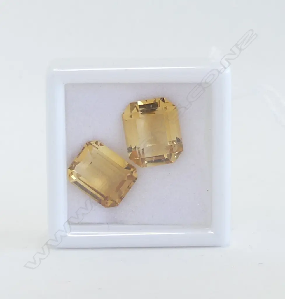 PR FACETED CITRINE OCTAGON CUT 6,52CT Image 1++