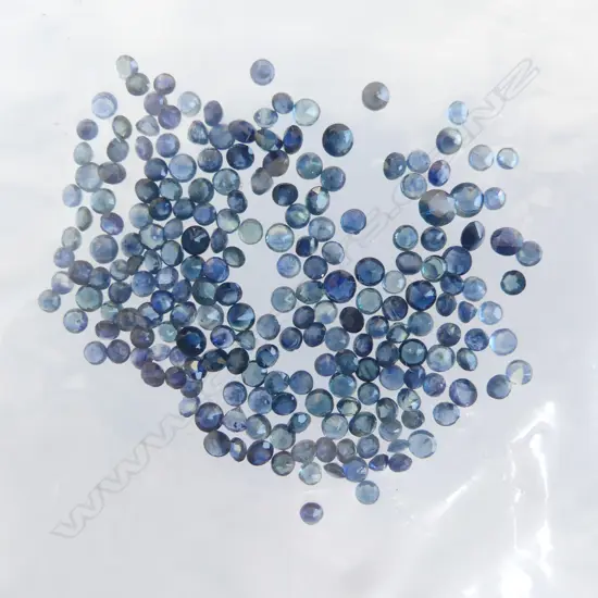 BAG LOT 20CTS ROUND SAPPHIRES BLUE COLOUR