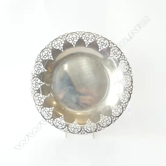 EGYPTIAN 900 SILVER DISH, 275mm dia 486gms