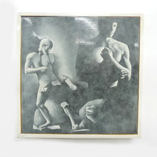 MICHAEL POULGRAIN 'THE CAPTURE OF KERBEROS', MIXED MEDIA, 1988 350x350mm