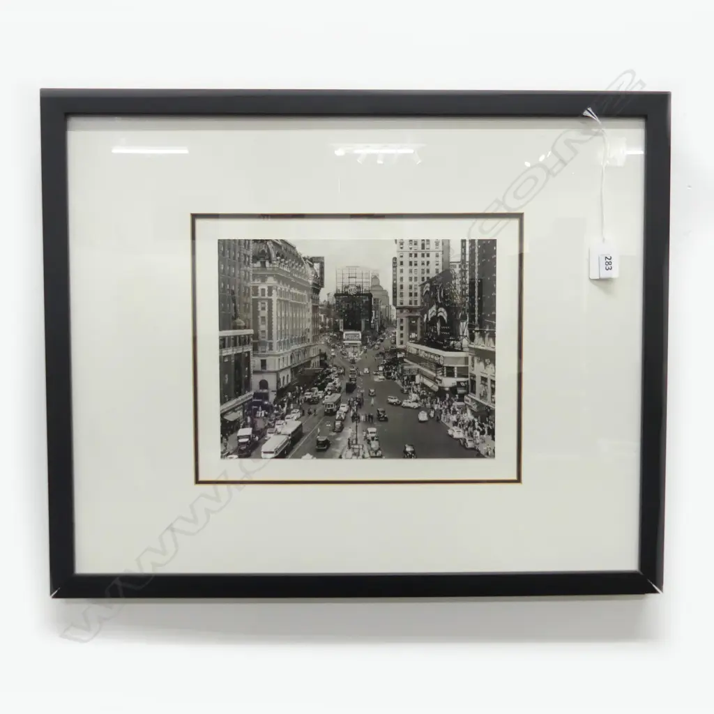 PHOTO PRINT, TIMES SQUARE NEW YORK 1930s 190x240mm Image 1++