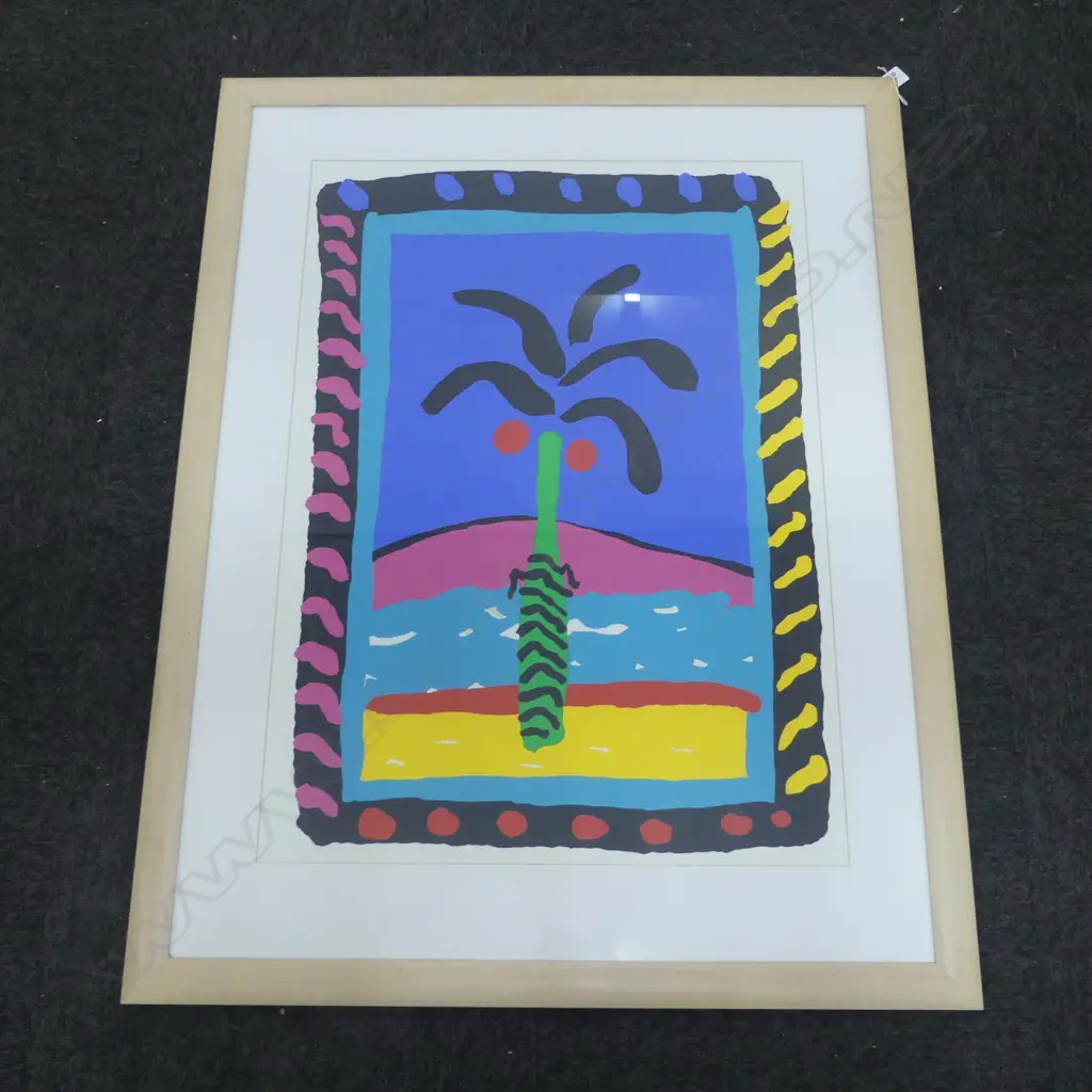 RUTH ADLER PRINT 'NIGHT PALM' 830x595mm Image 1++