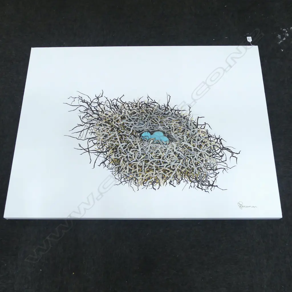 GLENIS TRUEMAN 'LEFT HOME' OIL ON CANVAS 910x1220mm Image 1++