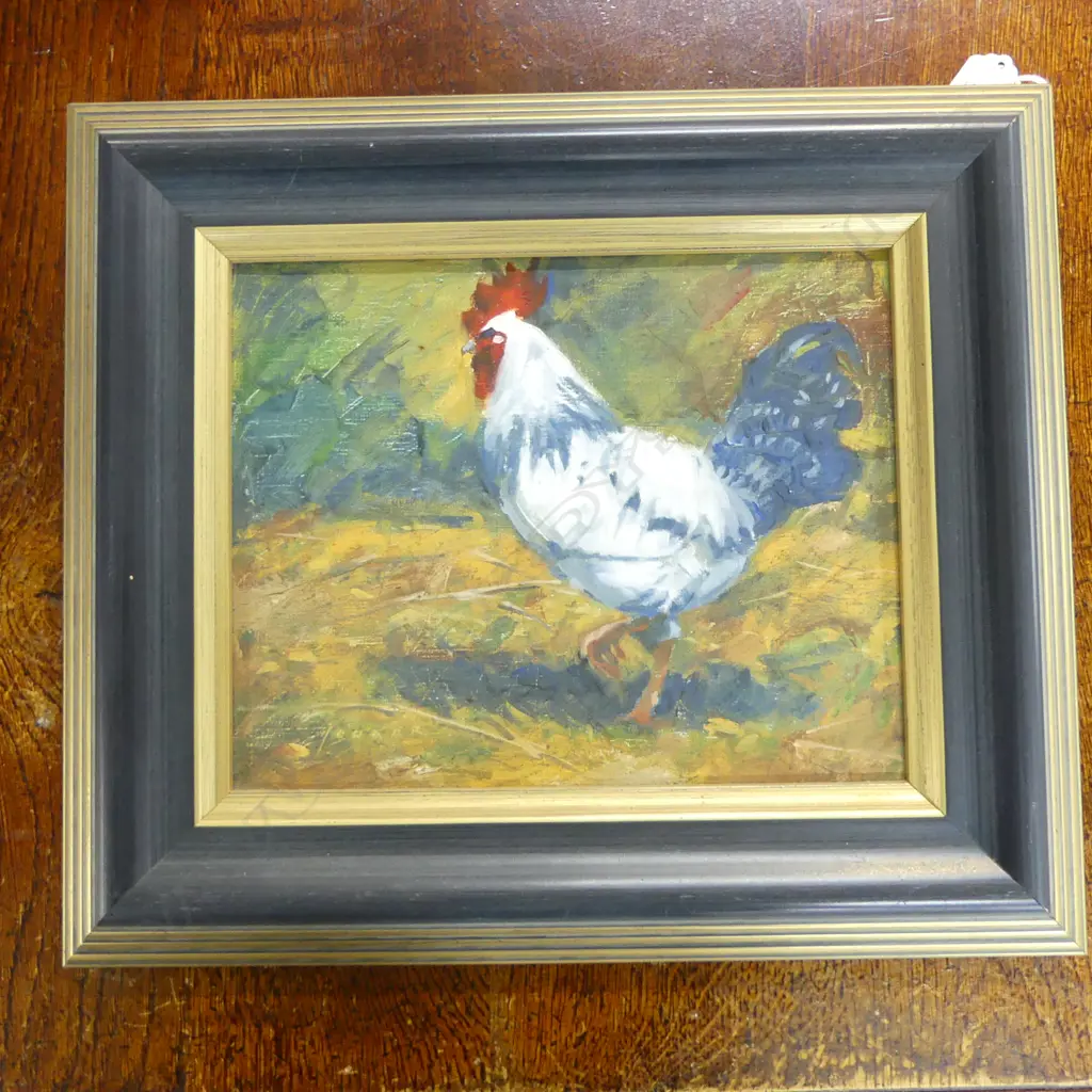 PAUL HOOKER 'THE BOSS' OIL ON CANVAS 190x235mm Image 1++