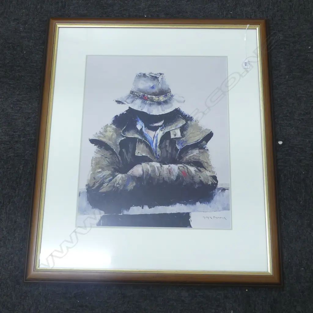 RICHARD PONDER PRINT 540x445mm Image 1++