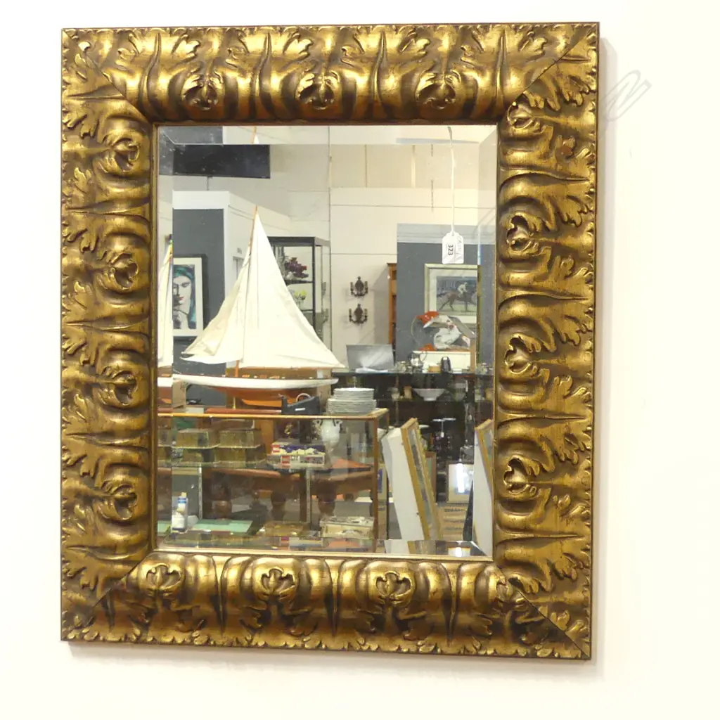 GILT FRAMED MIRROR 715x615mm Image 1++