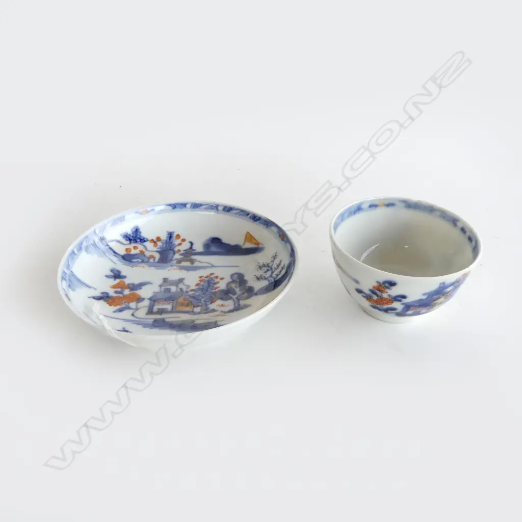 ORIENTAL CUP & SAUCER 105mm dia Image 1++