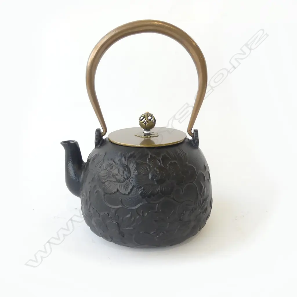 ORIENTAL CAST IRON TEA POT H.230mm Image 1++