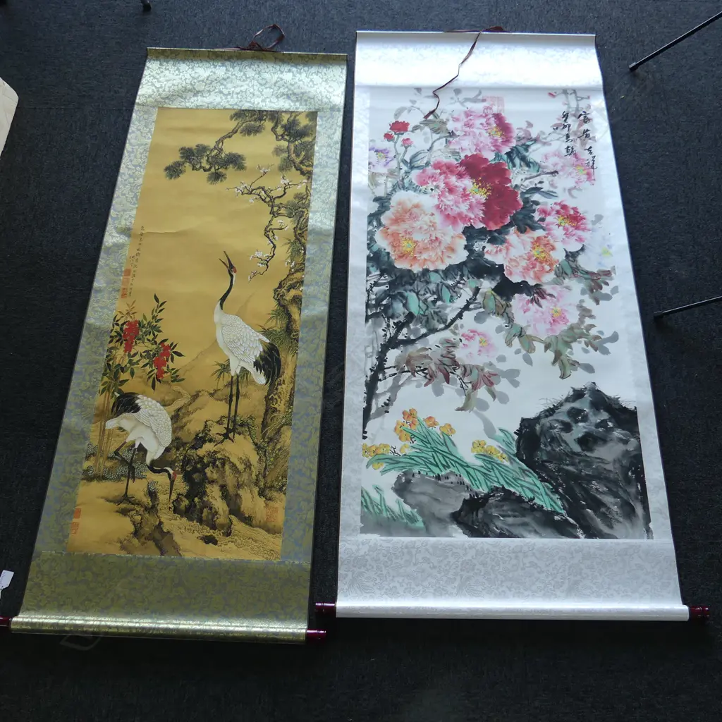 2 ORIENTAL SCROLLS Image 1++