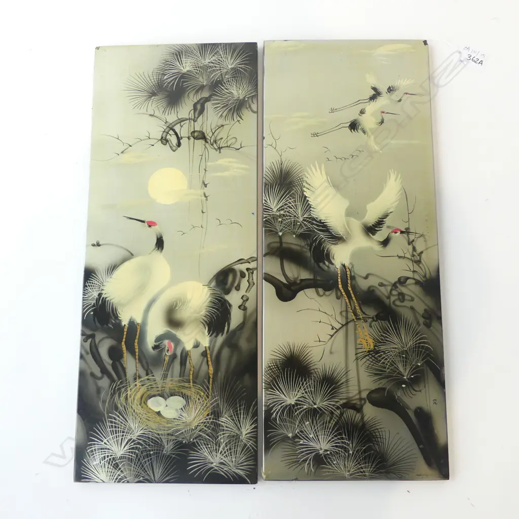2 ORIENTAL PANELS 490x190mm Image 1++