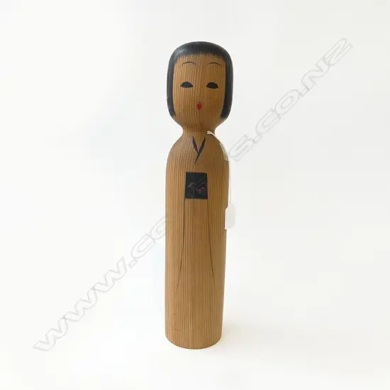 TALL MID CENTURY JAPANESE KOKESHI DOLL H.425mm