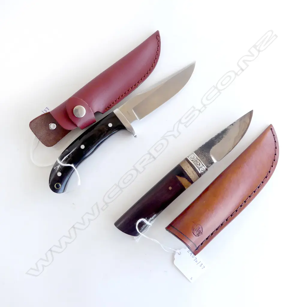 C JUL HERBERTZ SKINNING KNIFEL220MM &JAPANESE SHEATH KNIFE L200MM Image 1++