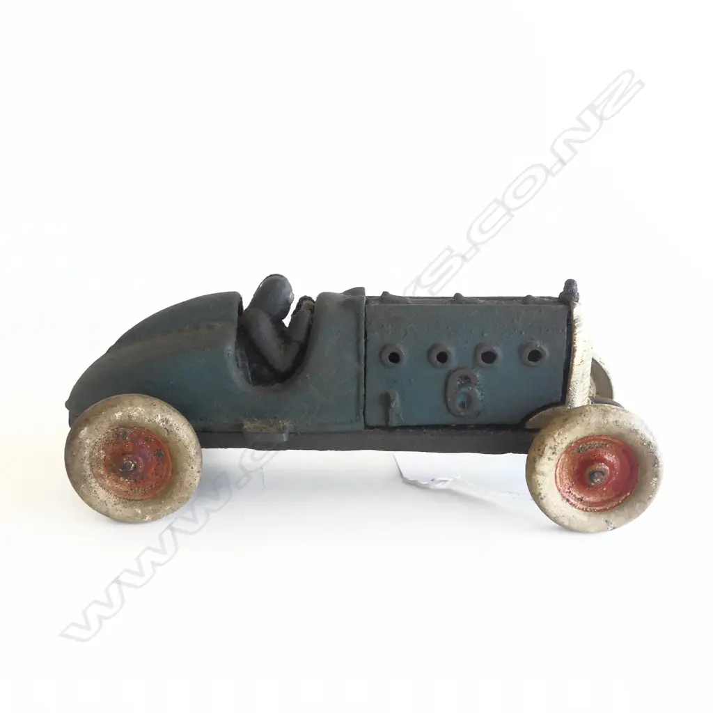 CAST IRON RACING CAR L.235mm Image 1++