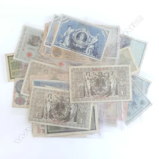 COLLECTION VINTAGE BANK NOTES