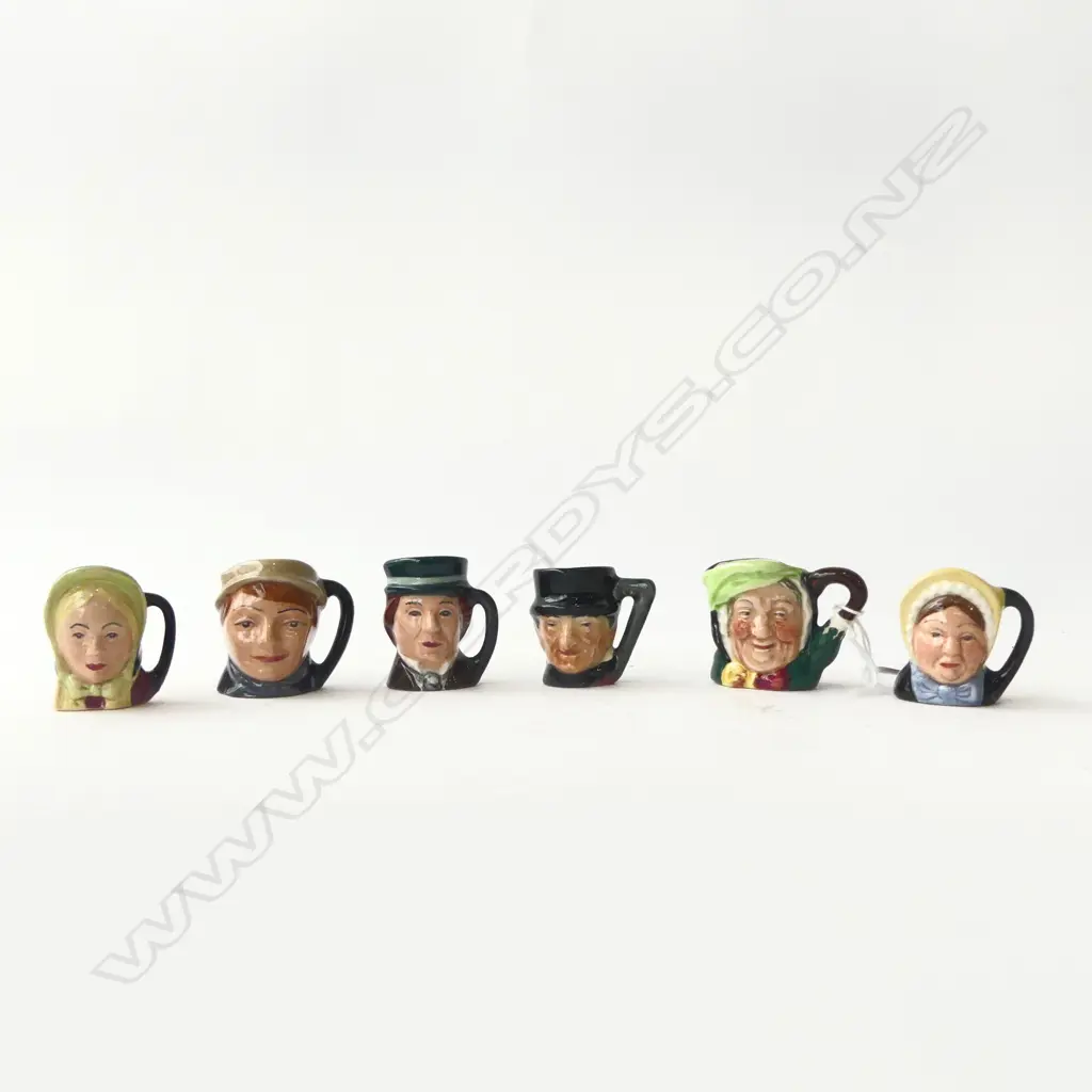 6 ROYAL DOULTON TINY TOBY JUGS Image 1++