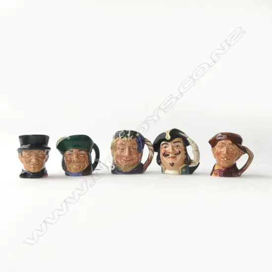 5 ROYAL DOULTON SM TOBY JUGS