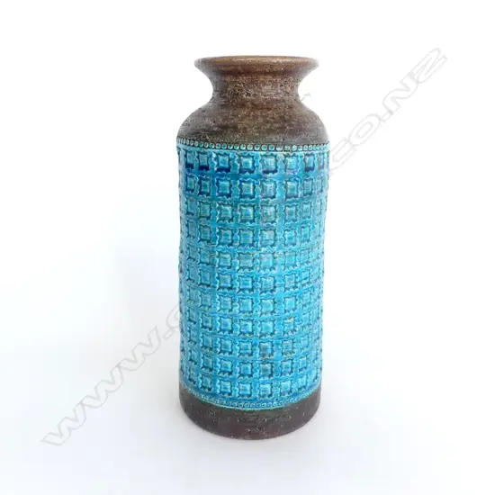 ITALIAN BITOSSI TYPE POTTERY VASE H300MM