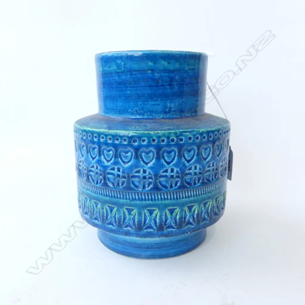 BLUE BITOSSI? VASE (NOT MARKED) H.175mm Image 1++