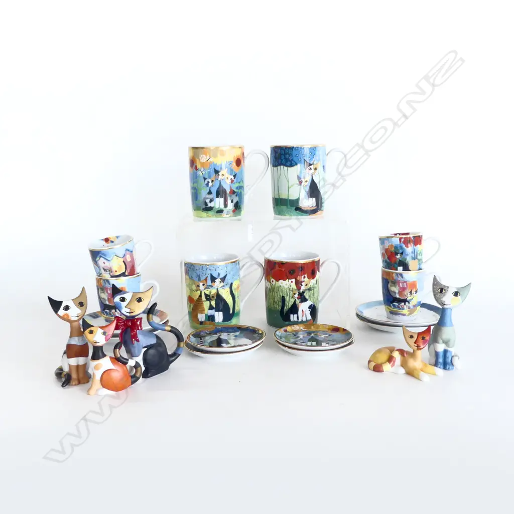 ASST. GOEBEL R. WACHTMEISTER; 5 CATS, 4 MUGS ETC Image 1++