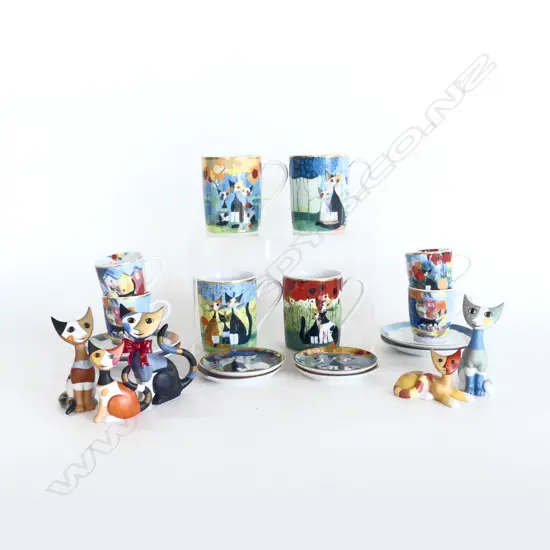 ASST. GOEBEL R. WACHTMEISTER; 5 CATS, 4 MUGS ETC
