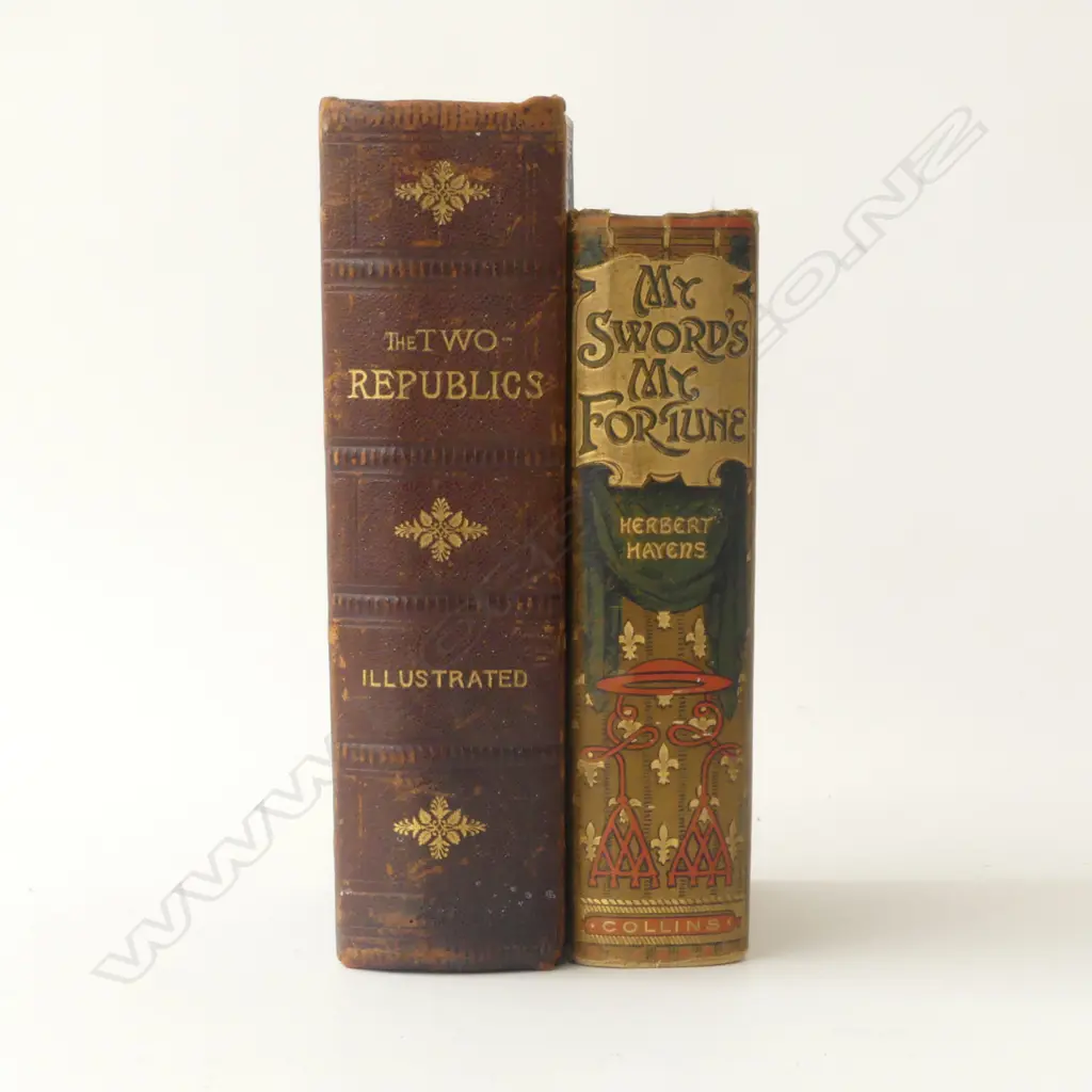 2 OLD BOOKS: THETWO REPUBLICS or ROME and the United States of America' signed + My Swords My Fortune Image 1++