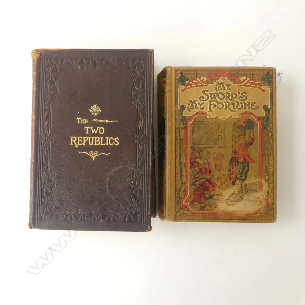 2 OLD BOOKS: THETWO REPUBLICS or ROME and the United States of America' signed + My Swords My Fortune Image 1++