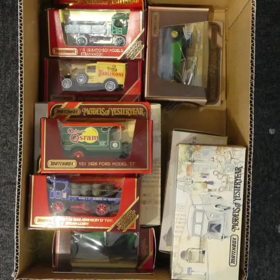 BOX OF 10 MATCHBOX MINT & BOXED  YESTERYEAR MODELS 