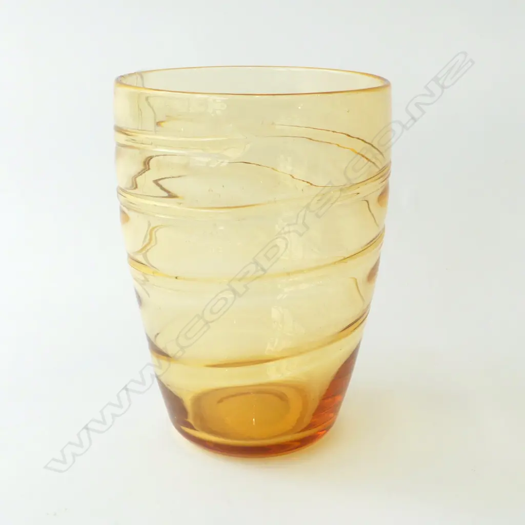 WHITEFRIARS AMBER VASE H.175mm Image 1++