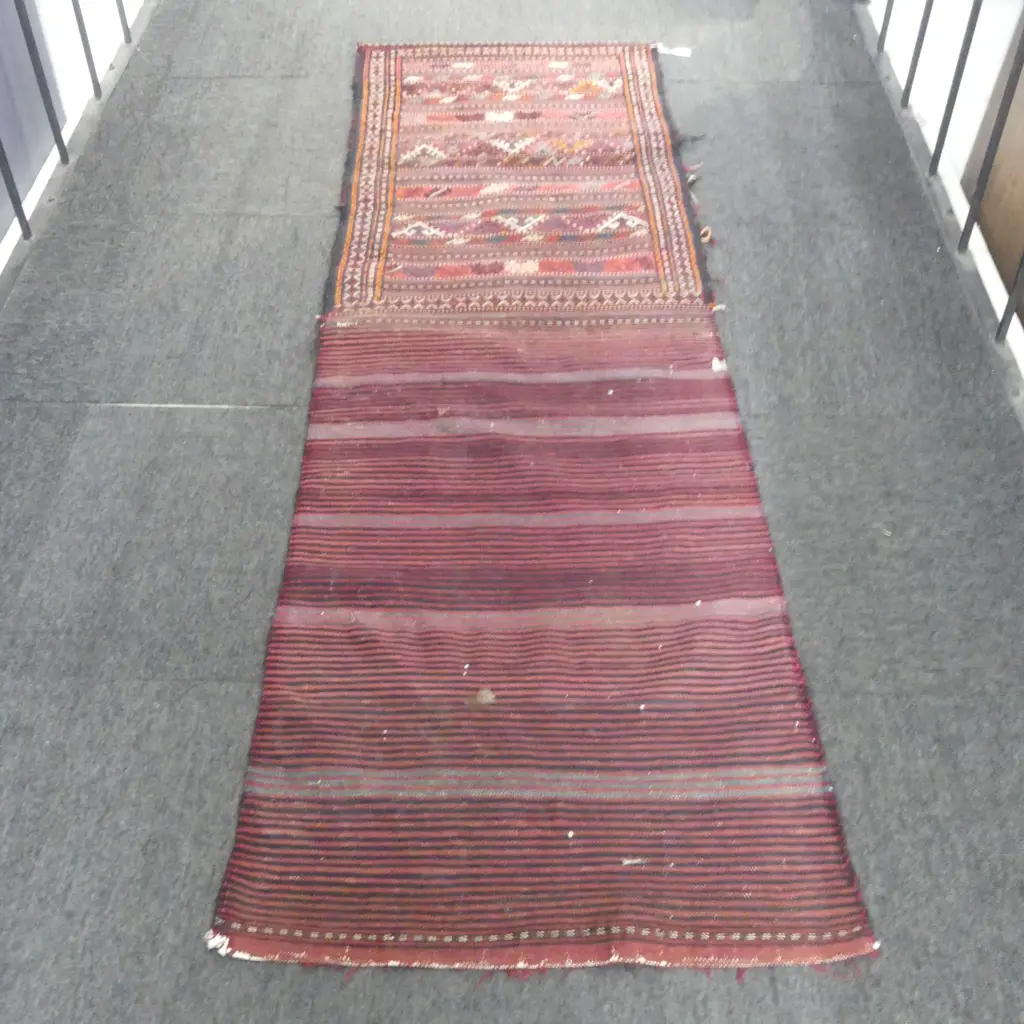 HAND WOVEN TRIBAL WALL HANGING / RUNNER Image 1++