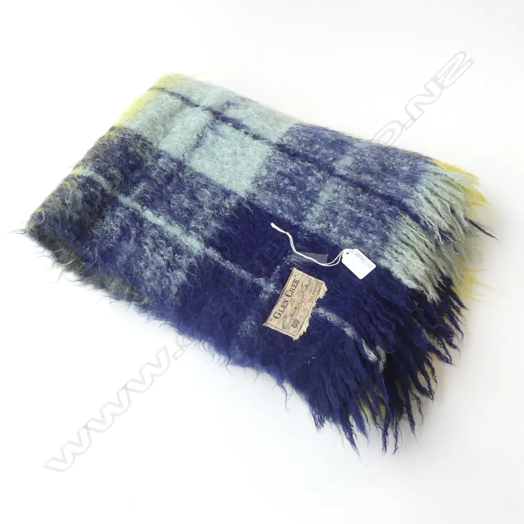 MOHAIR 'GLEN CREE' BLANKET Image 1++