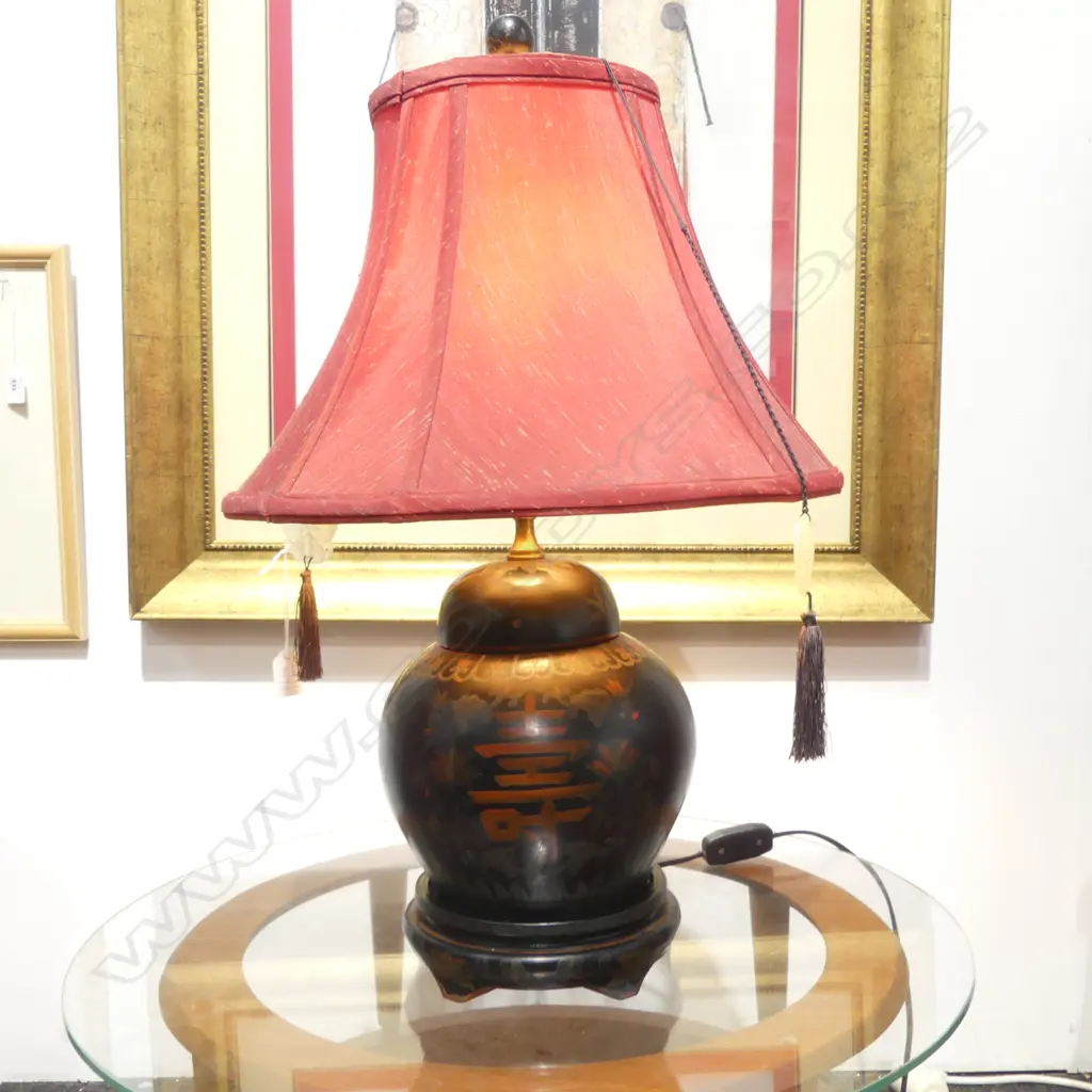 CHINESE LAMP H.600mm (FINIAL LOOSE) Image 1++