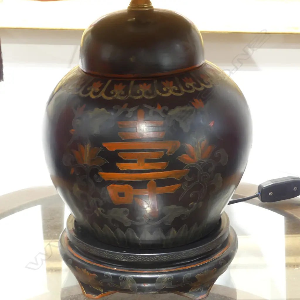 CHINESE LAMP H.600mm (FINIAL LOOSE) Image 1++