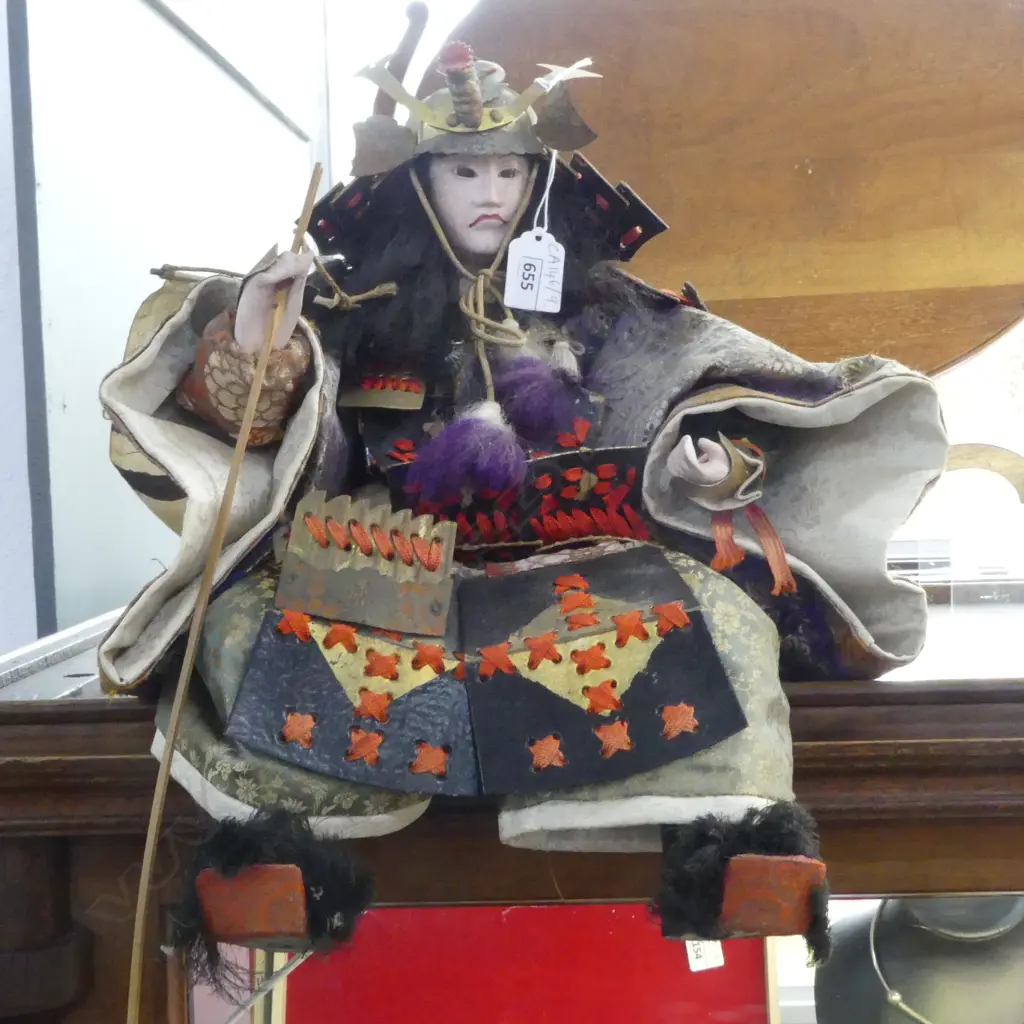 JAPANESE SAMURAI DOLL H.400mm Image 1++