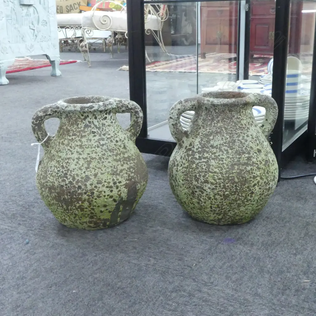 PR RUSTIC POTTERY VASES H.235mm Image 1++