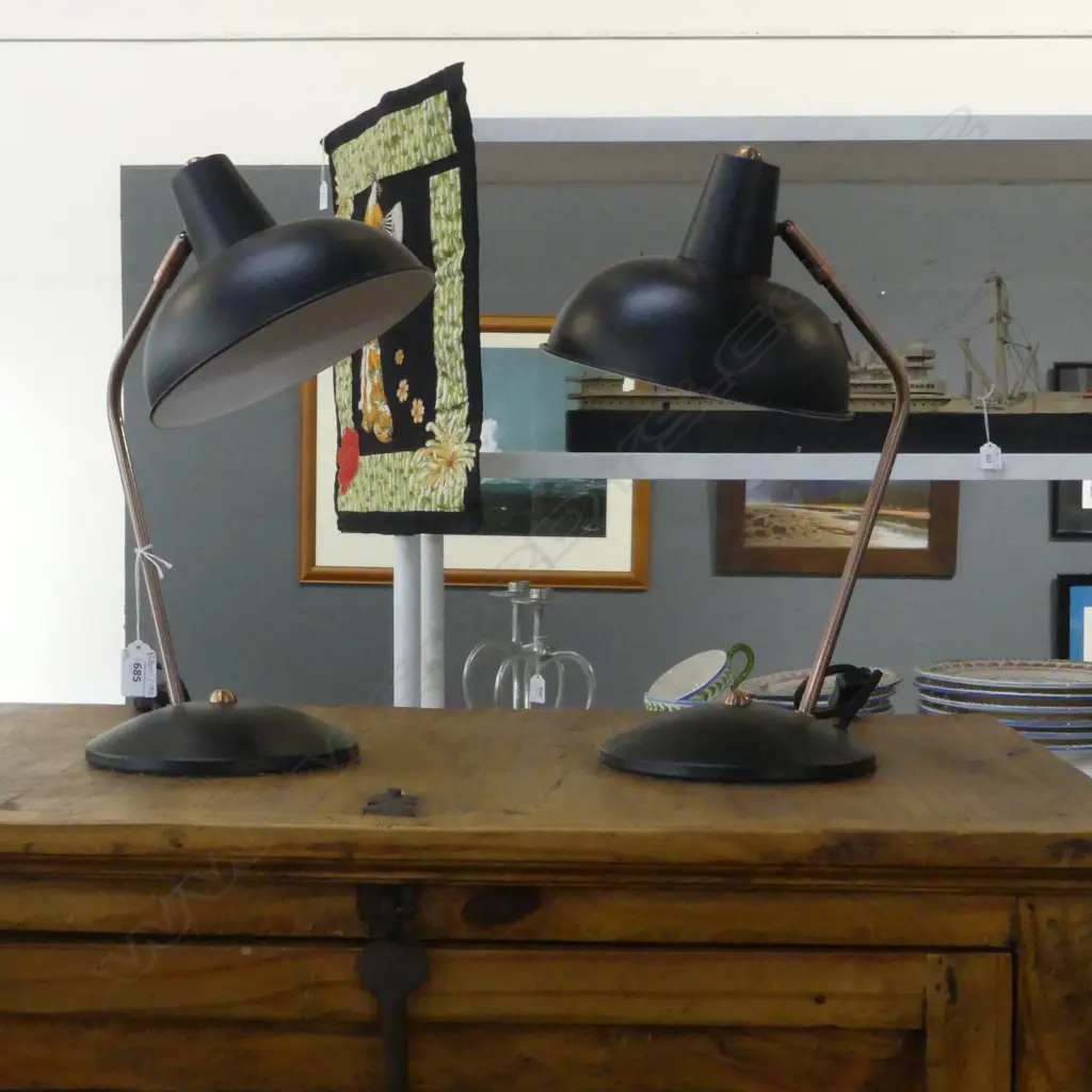 PR BLACK METAL LAMPS H.380mm Image 1++