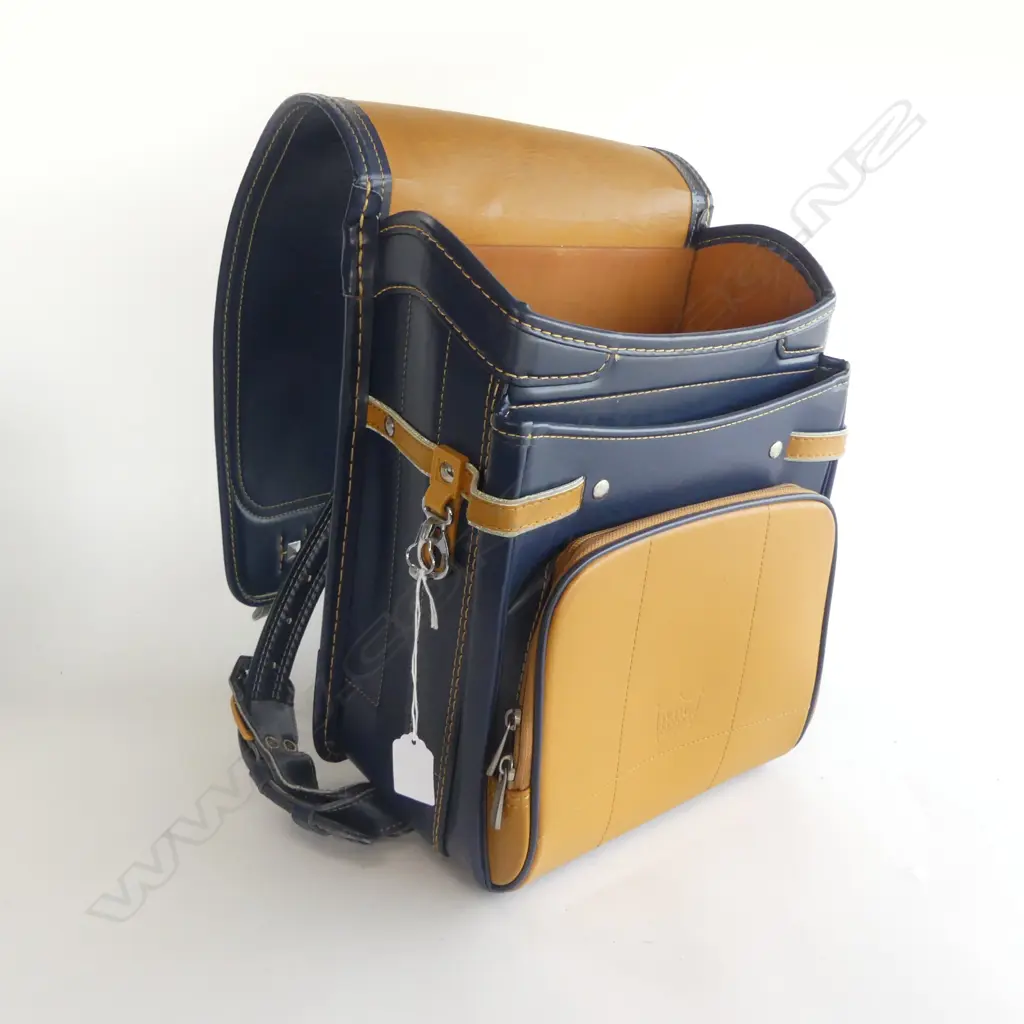 NEW LEATHER JAPANESE SCHOOL BAG/BACKPACK Image 1++