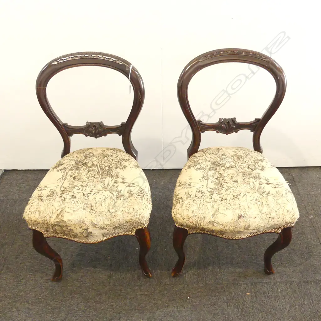 PR VICTORIAN BALLOON BACK DINING CHAIRS Image 1++