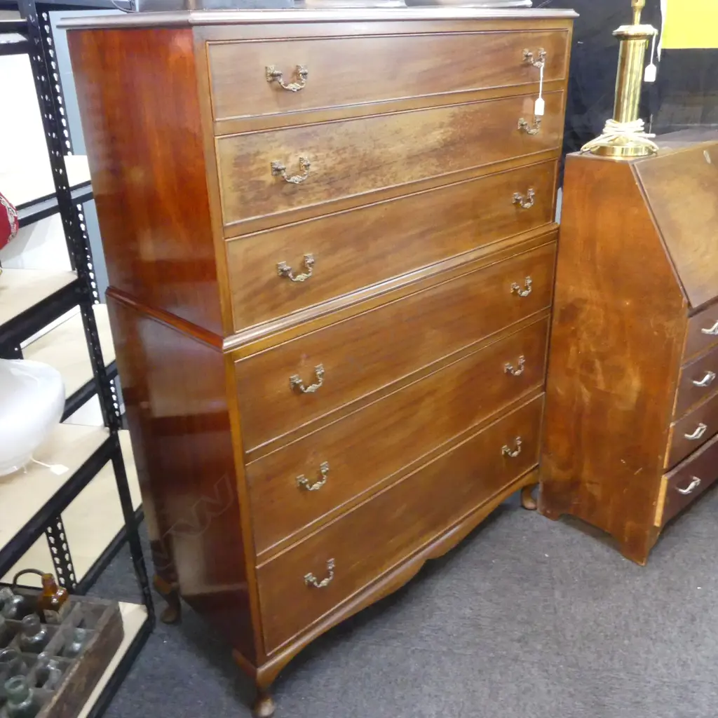 6 DRAWER CHEST ON CHEST 1090x440x1405mm Image 1++