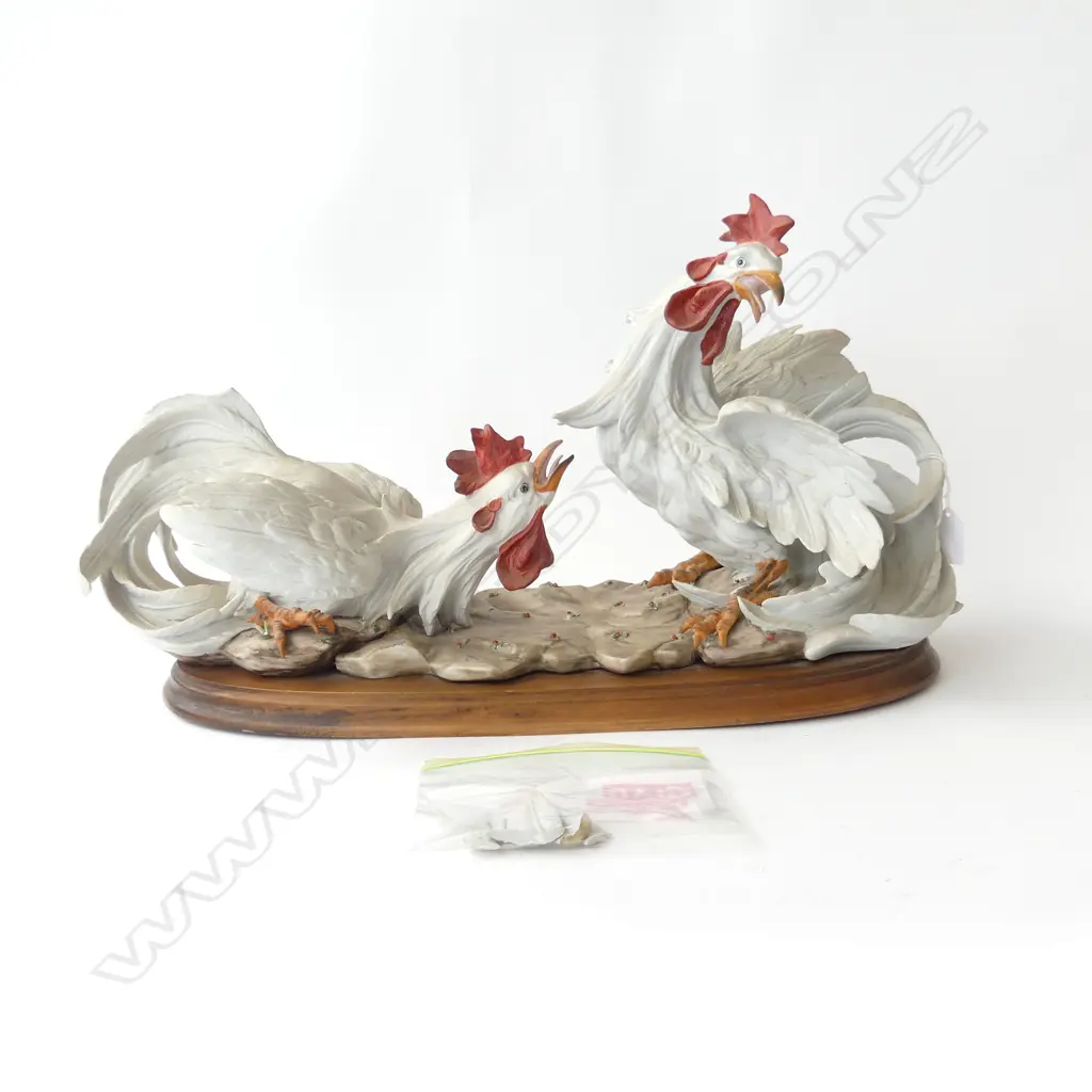 CAPODIMONTE ROOSTERS W.600mm losses Image 1++