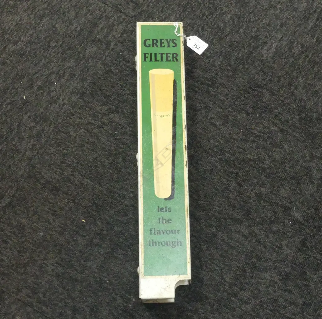 VINTAGE METAL GREY’S CIGARETTE FILTER DISPENSER H.445mm Image 1++