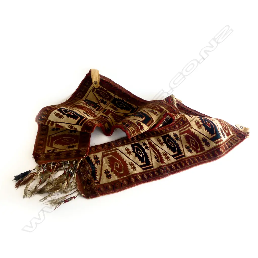 HAND KNOTTED  TRIBAL TENT DOOR FRNGE L1070 H880MM Image 1++