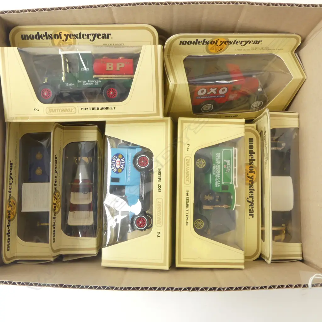 BOX OF 10 MINT & BOXED MATCHBOX  YESTERYEAR  MODELS Image 1++